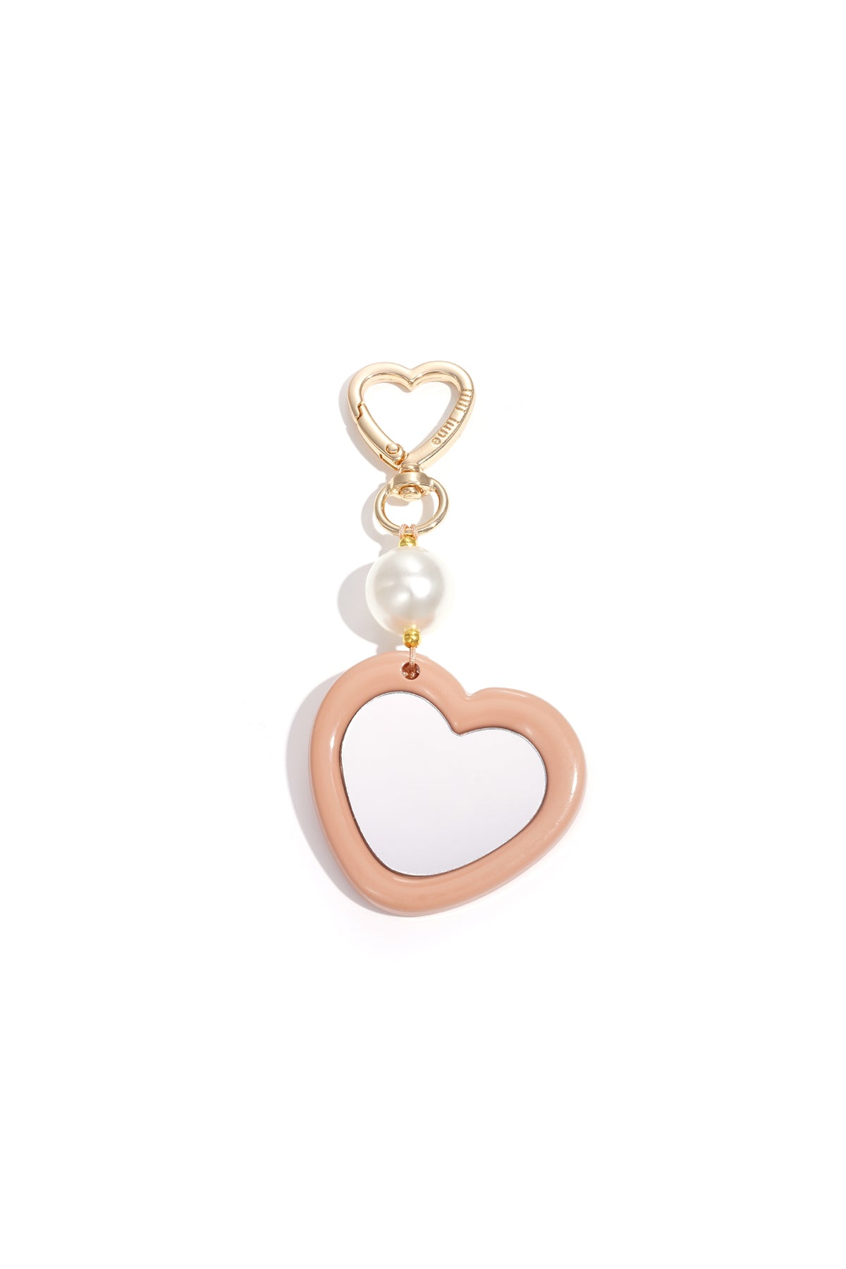 Boucles d'oreilles en forme de cœur serties de pierres