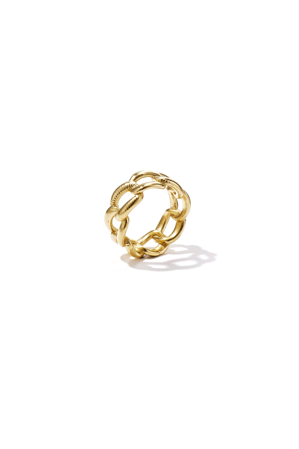 Bague à gros maillons