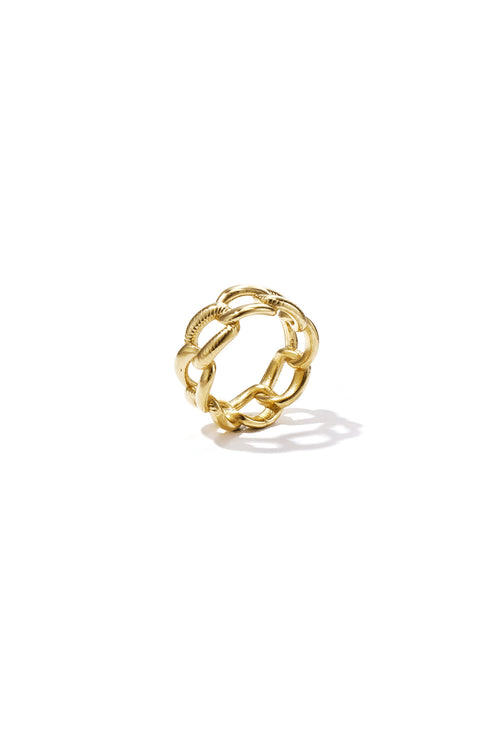 Bague à gros maillons