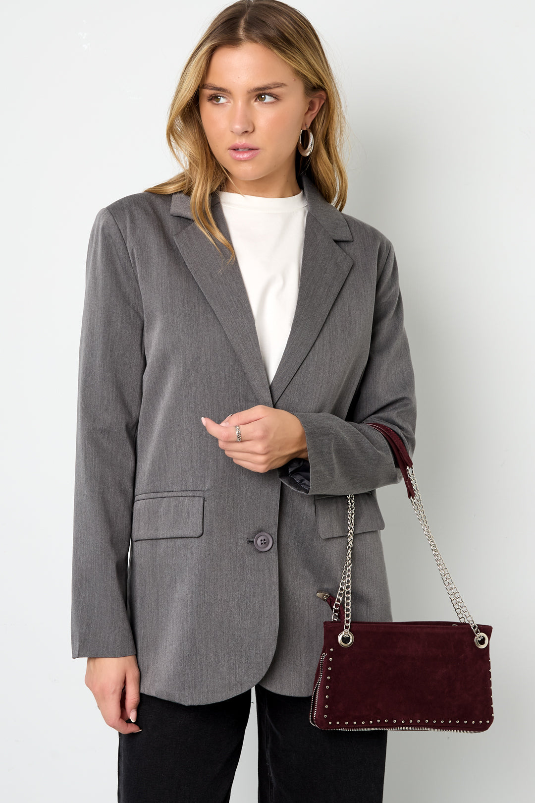 Sacs cabas géométriques décontractés en flanelle, accessoires du quotidien