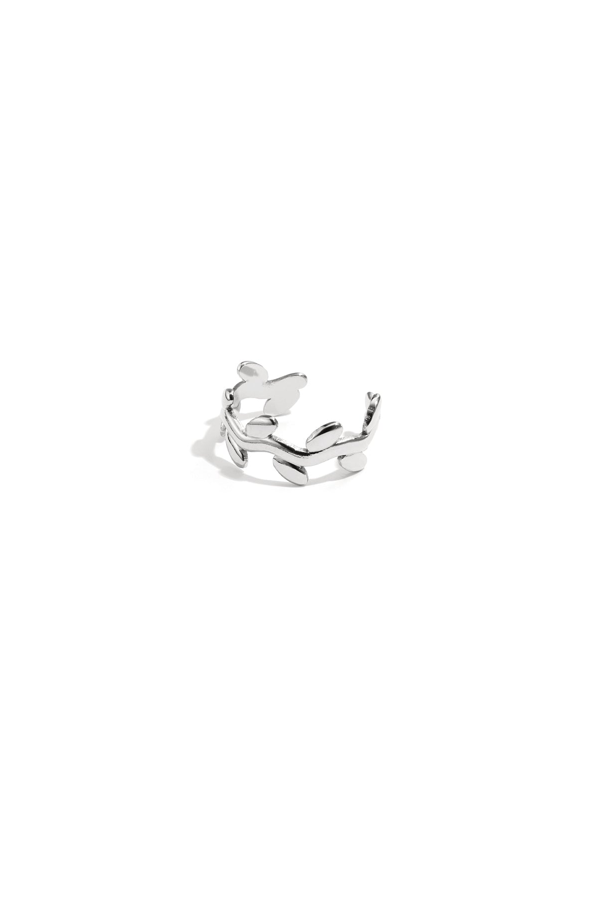 Cache-oreilles en forme de laurier Acier inoxydable