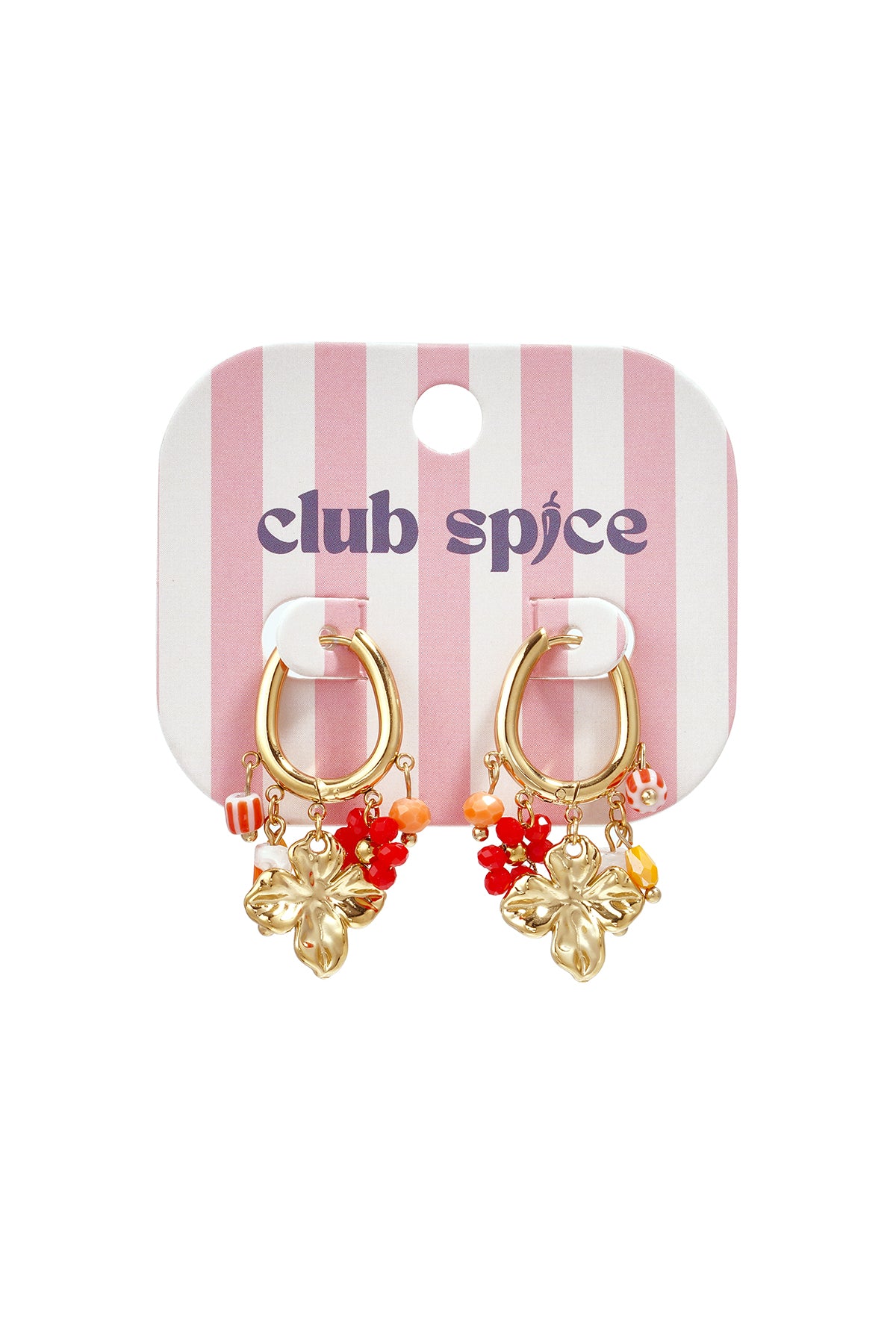 Boucles d'oreilles avec différentes perles pendantes
