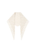 Écharpe triangulaire à pois fins