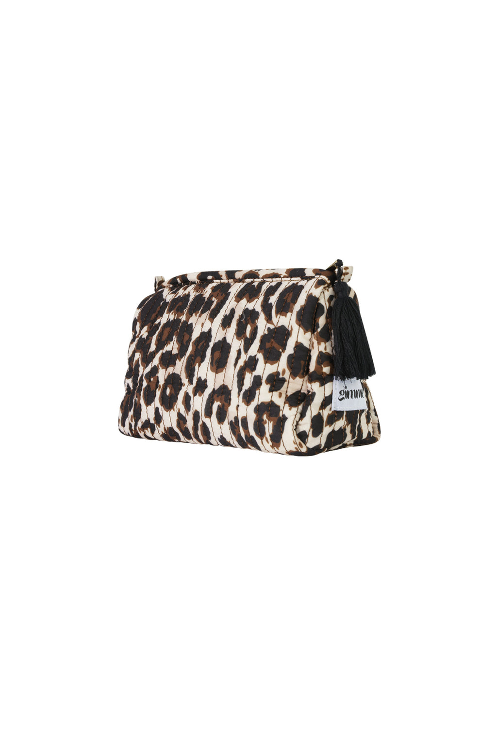 Trousses de maquillage en polyester imprimé léopard, accessoires quotidiens