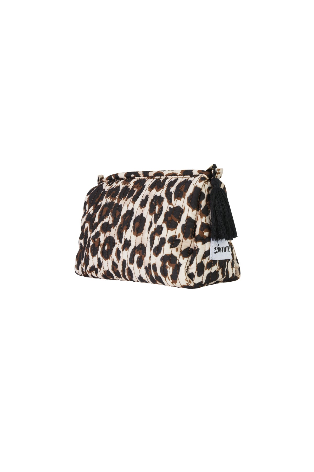 Trousses de maquillage en polyester imprimé léopard, accessoires quotidiens