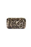 Trousse de maquillage souple en léopard