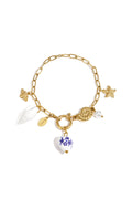 Bracelets à breloques en acier inoxydable en forme d'étoile de mer, collection décontractée et simple pour femmes