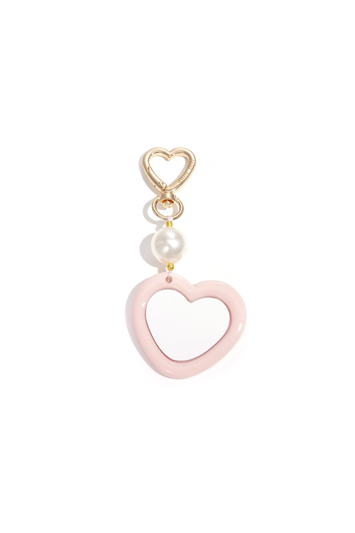 Boucles d'oreilles en forme de cœur serties de pierres