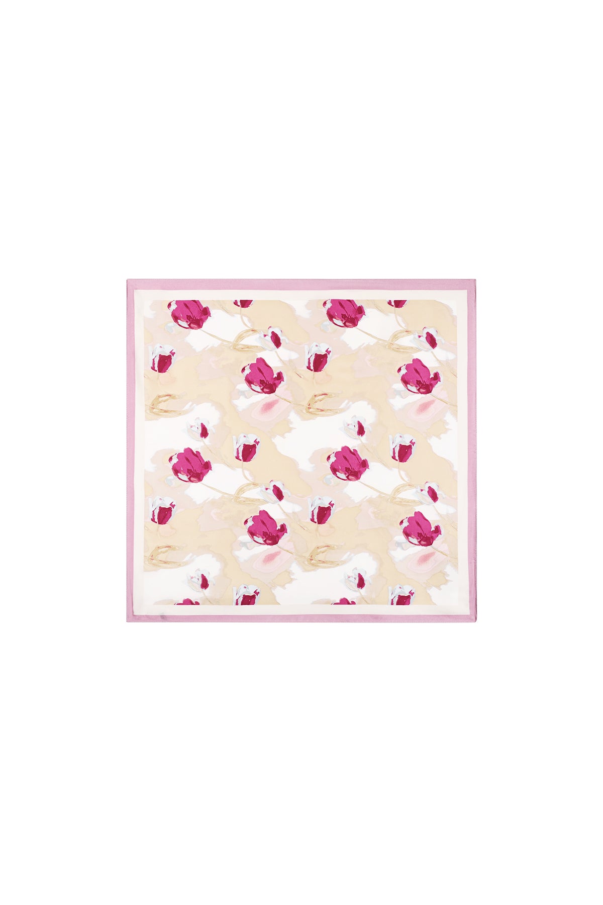 Écharpes d'été à fleurs, douces, en polyester, accessoires pour la Saint-Valentin