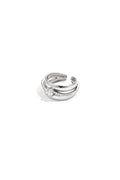 Layered ring with stones