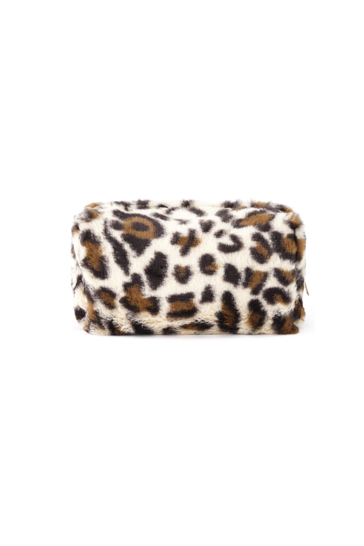 Trousse de maquillage souple en léopard