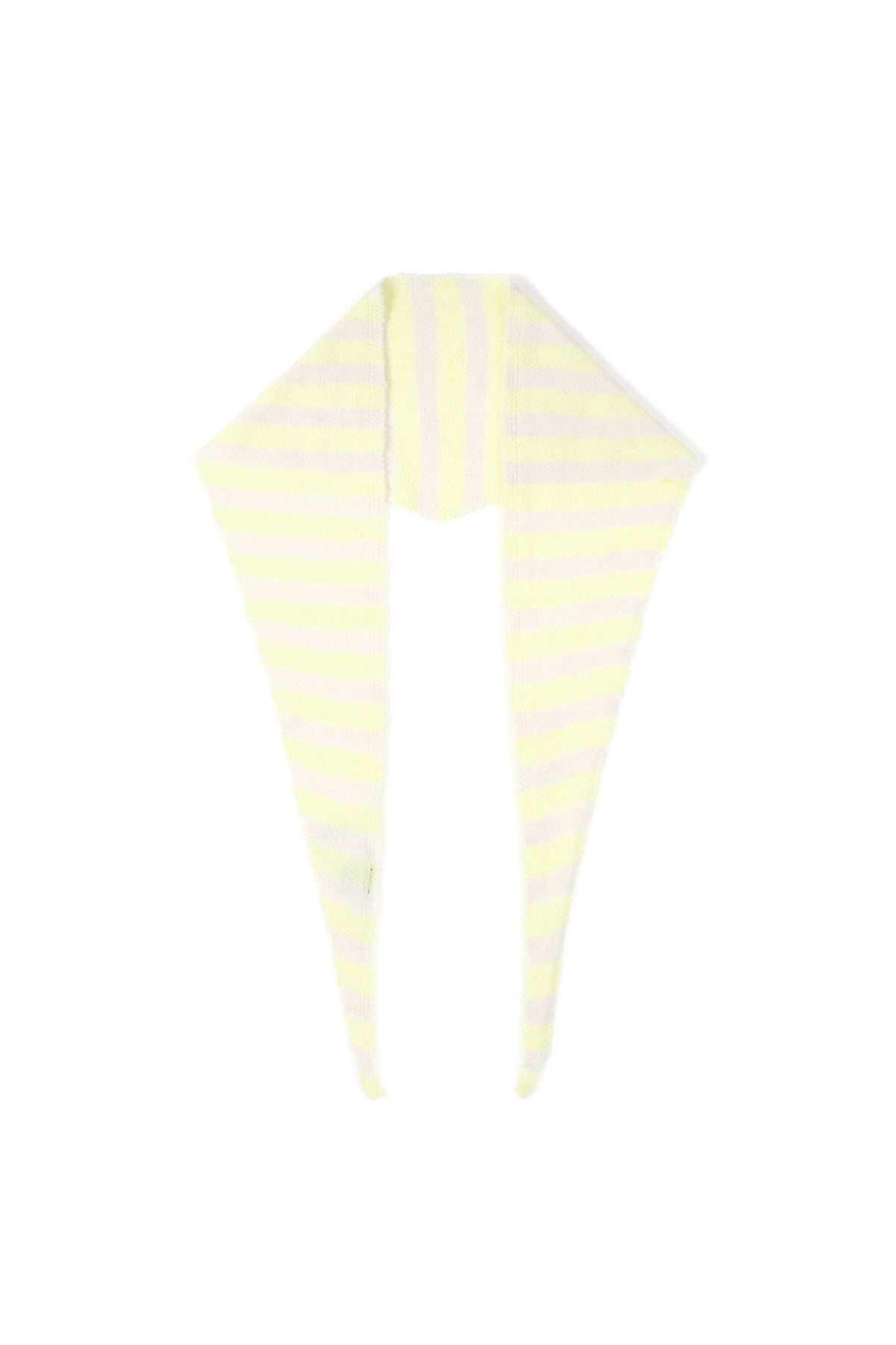 Écharpe triangulaire à rayures minimalistes
