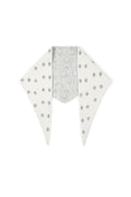 Écharpe triangulaire à pois audacieux