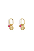 Boucles d'Couleur oreilles soleil d'été