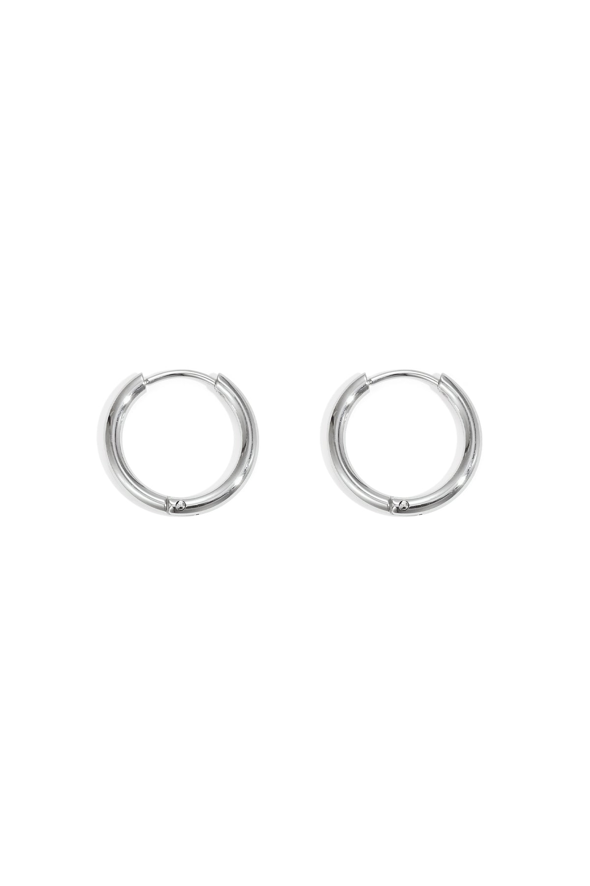 Boucles d'oreilles Little Hoops 1,6cm Acier inoxydable