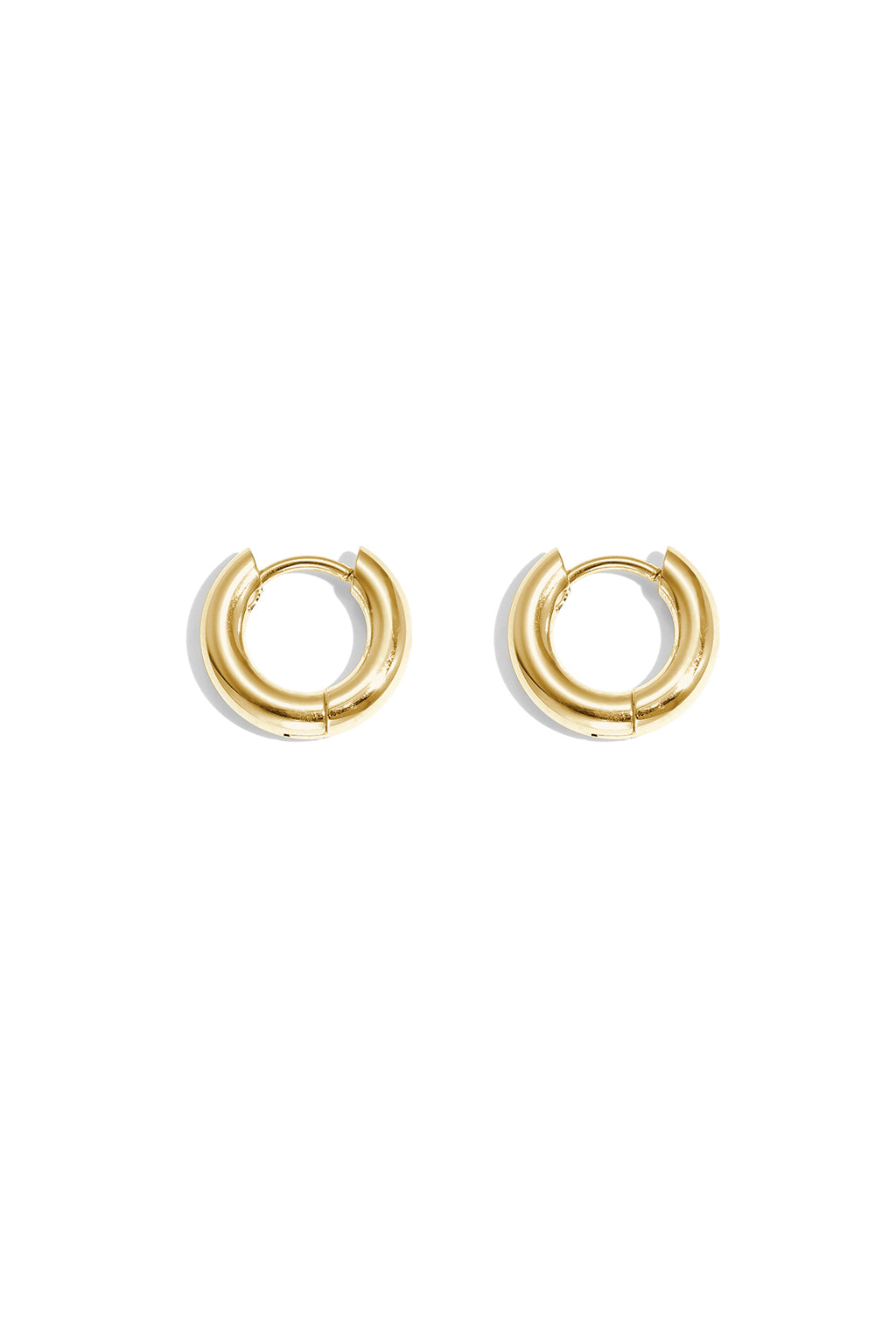 Boucles d'oreilles créoles basiques - mini acier inoxydable