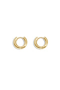 Boucles d'oreilles créoles basiques - mini acier inoxydable