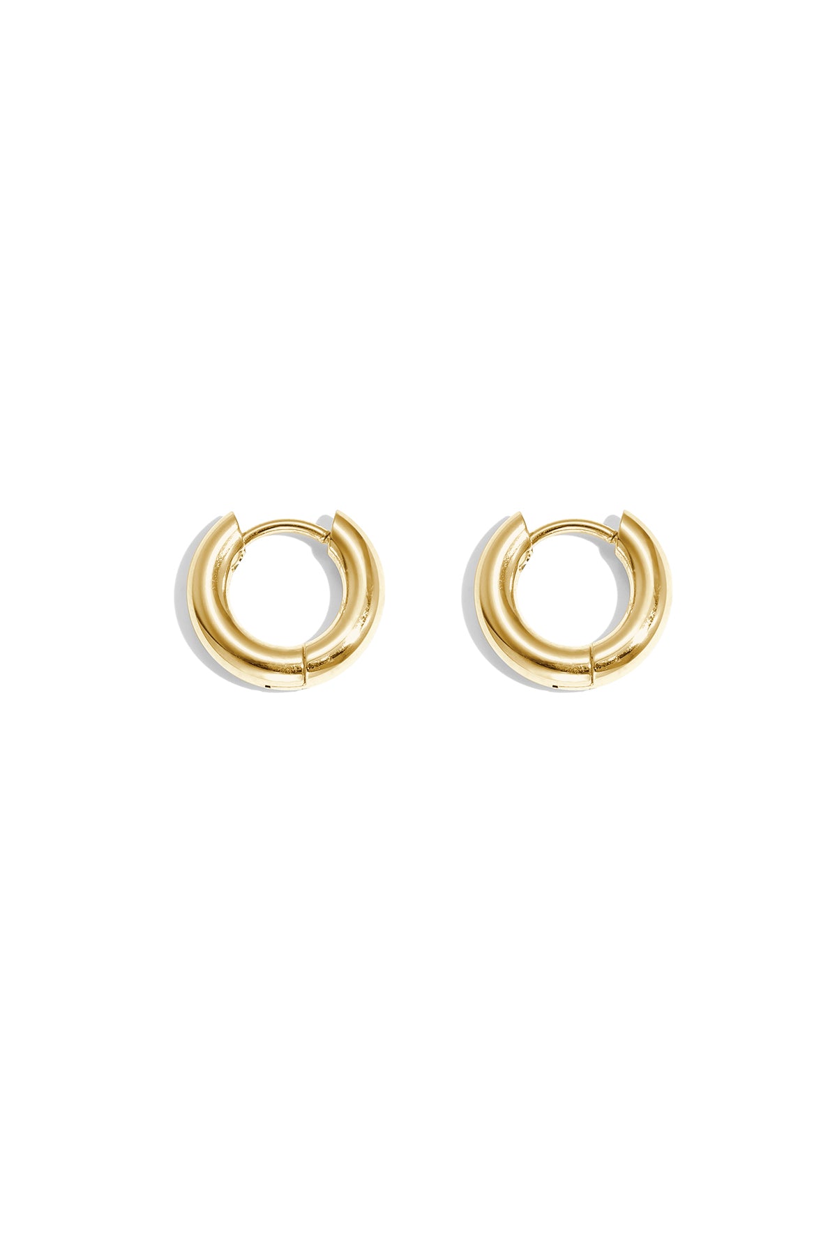 Boucles d'oreilles créoles basiques - mini acier inoxydable