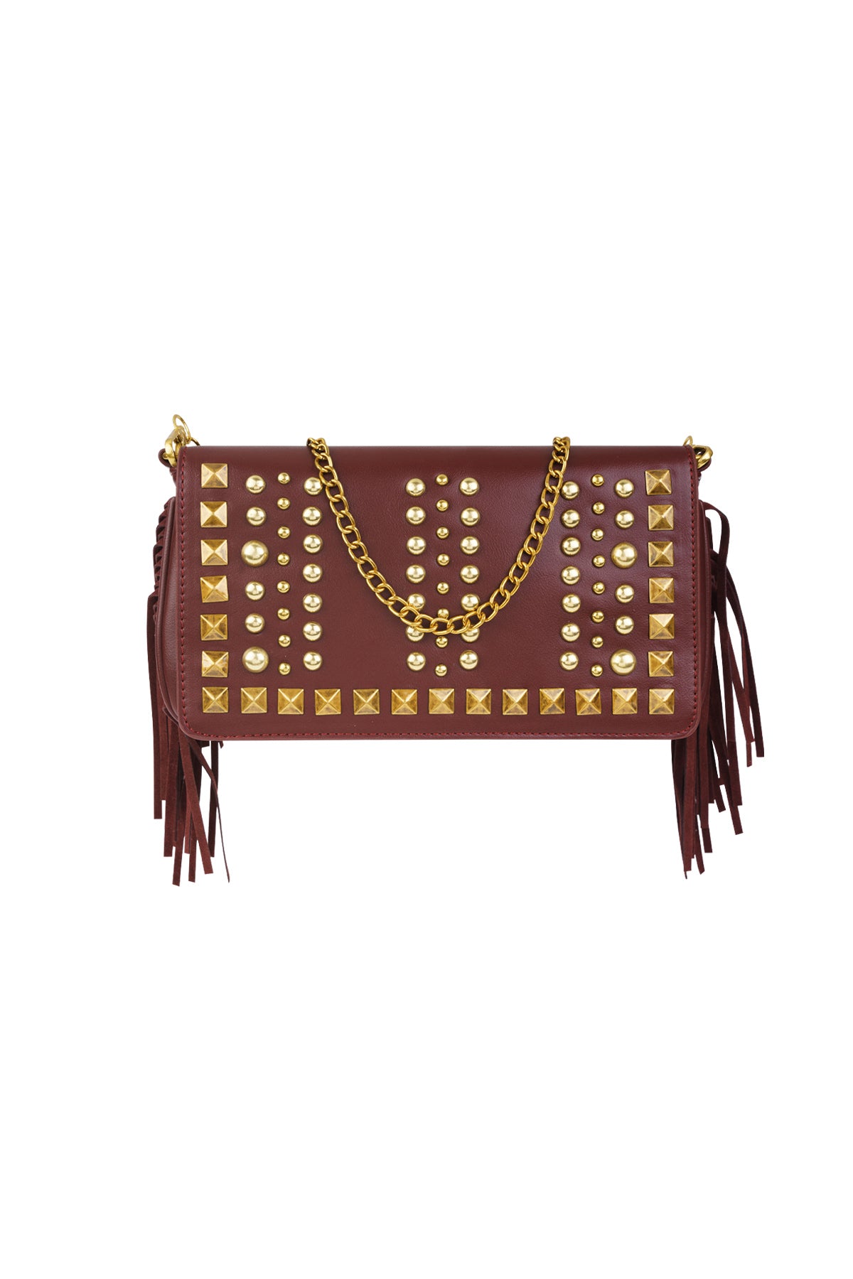 Sacs à bandoulière géométriques punk en PU, accessoires quotidiens