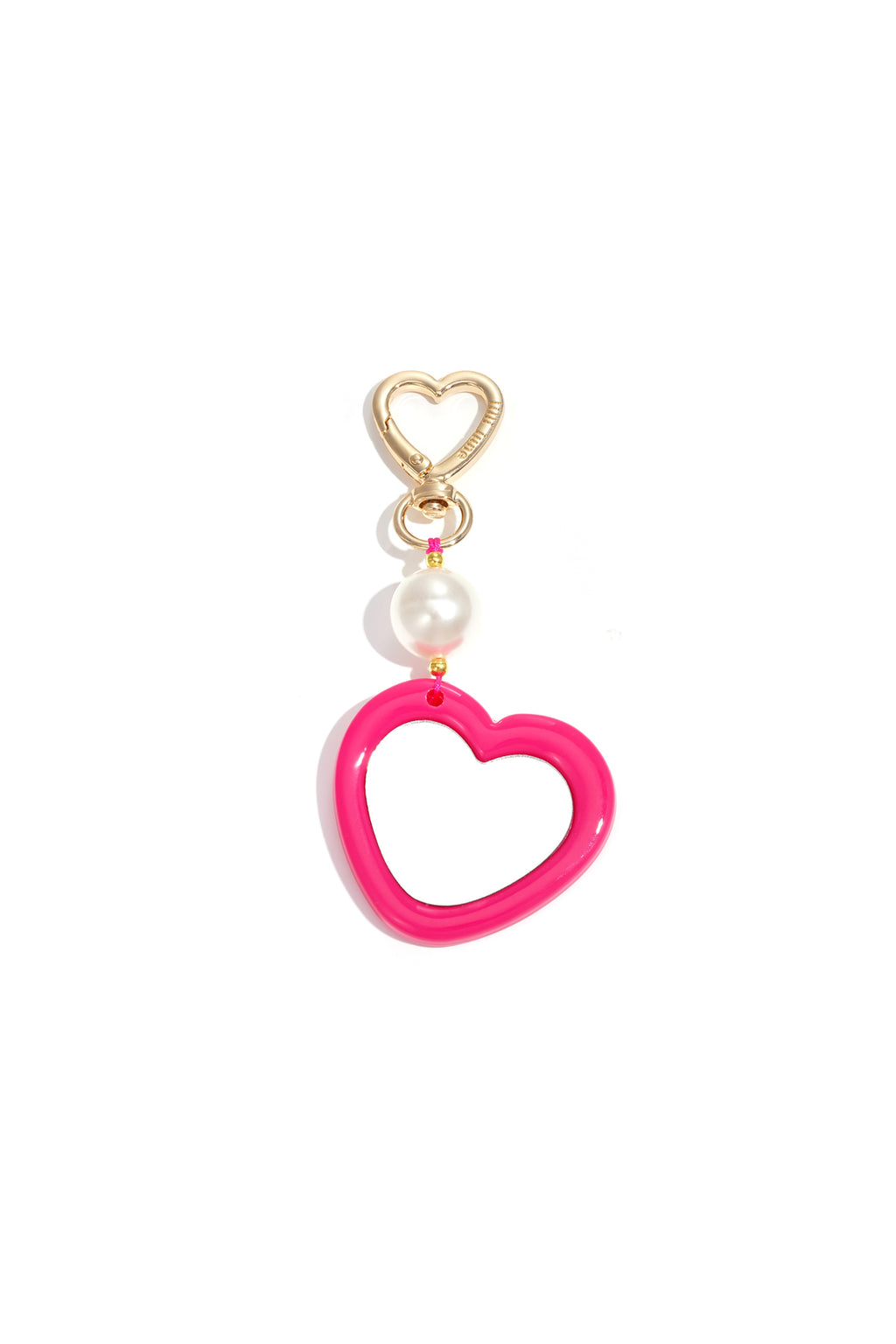 Boucles d'oreilles en forme de cœur serties de pierres