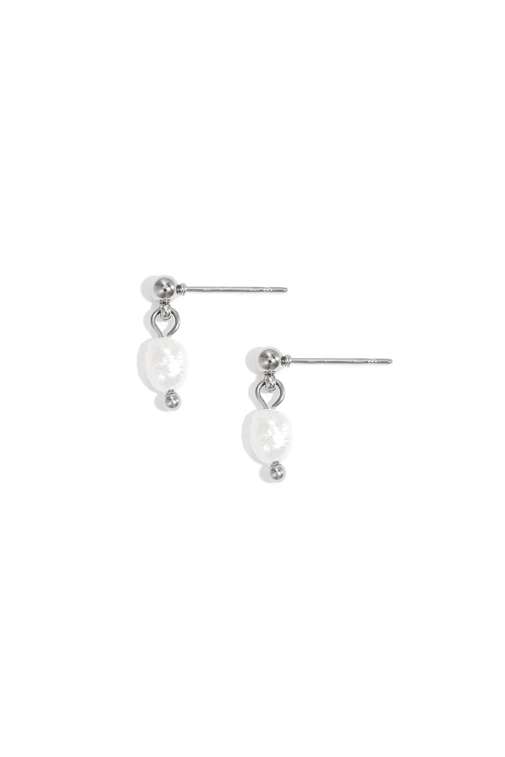 Boucles d'oreilles pendantes en acier inoxydable, forme irrégulière, collection décontractée et simple pour femmes
