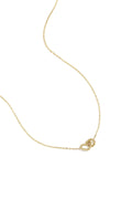 Collier avec pendentif cœur relié