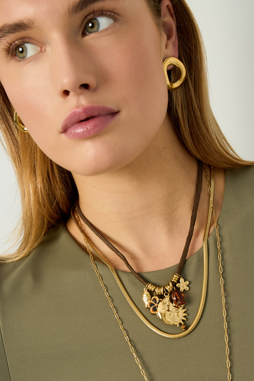 Colliers pendentifs en corde soleil Daily Romantic Series Bijoux pour femmes
